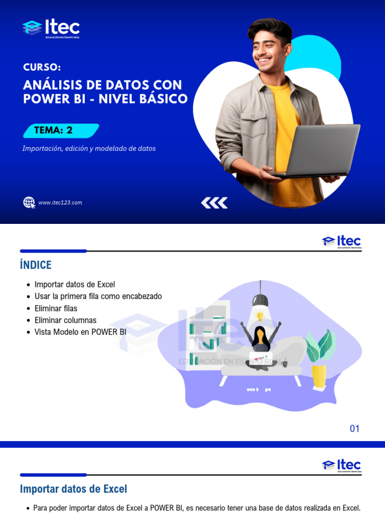 Importación y edición de datos en Power BI | PDF | Microsoft Excel ...