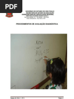 Procedimentos de Avaliação Diagnóstica