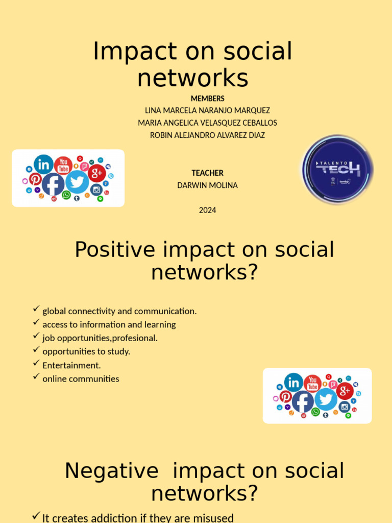 Positive and Negative Impacts of Social Networks | PDF | Social Science