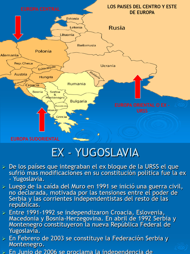 Historia y Geografía de Europa Oriental | PDF | Balcanes | Yugoslavia
