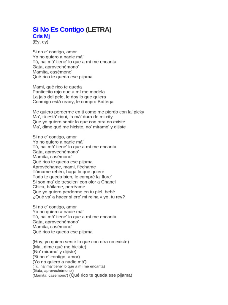 Letra de 