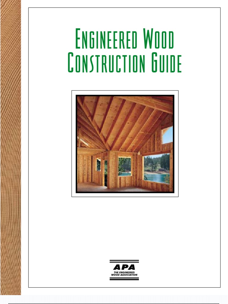Engineered Wood Construction Guide E30S PDF Plywood Wood
