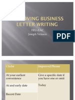 Improving Business Letter Writing