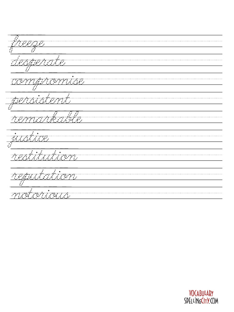 Vocabulary List for Students | PDF | Foreign Language Studies