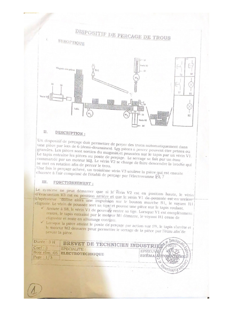 Dispositif De Percage De Trous Pdf
