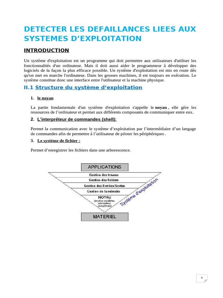 Défaillances des systèmes d'exploitation | PDF | Registre Windows ...