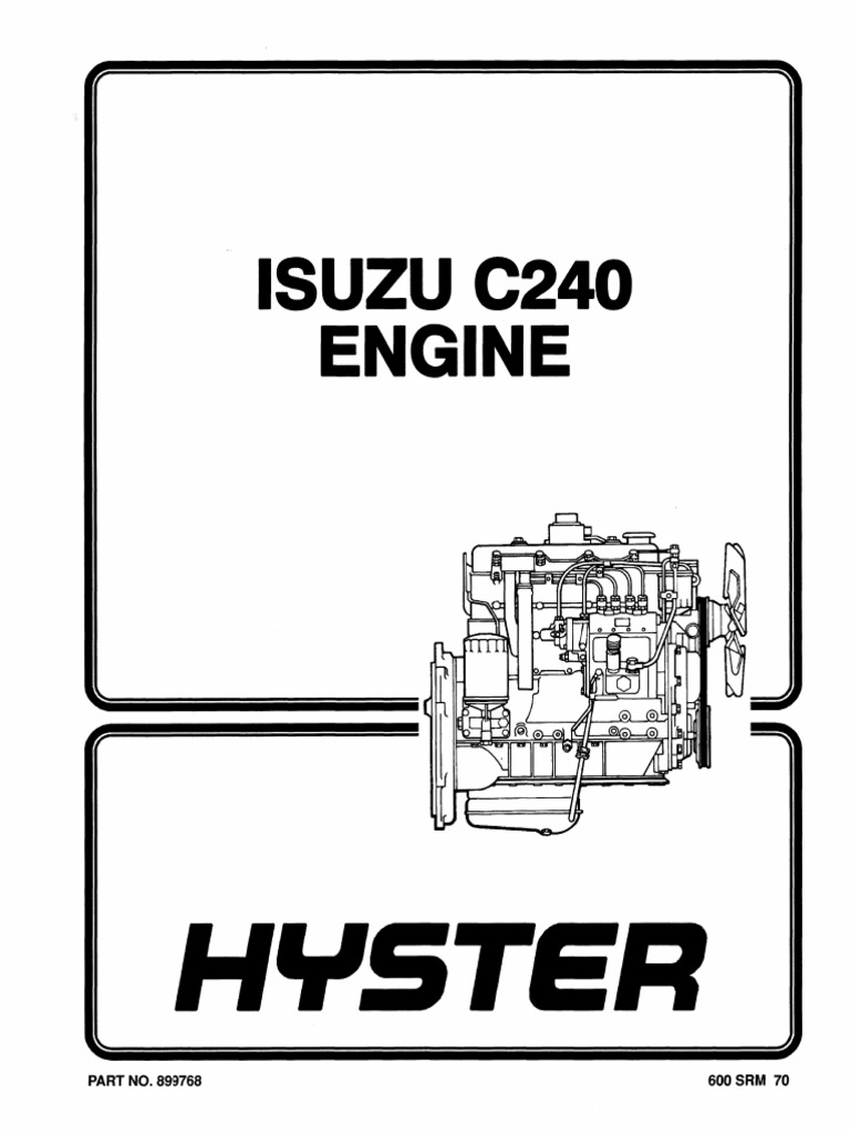 Isuzu C240 (2.4L) Engine | PDF