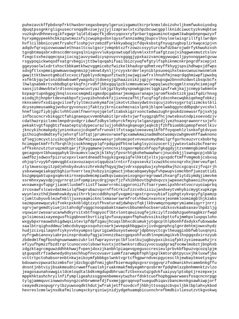 Random Text Document Analysis | PDF