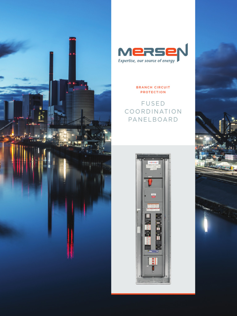 BR Fused Coordination Panelboard Brochure 0 | PDF | Fuse (Electrical ...
