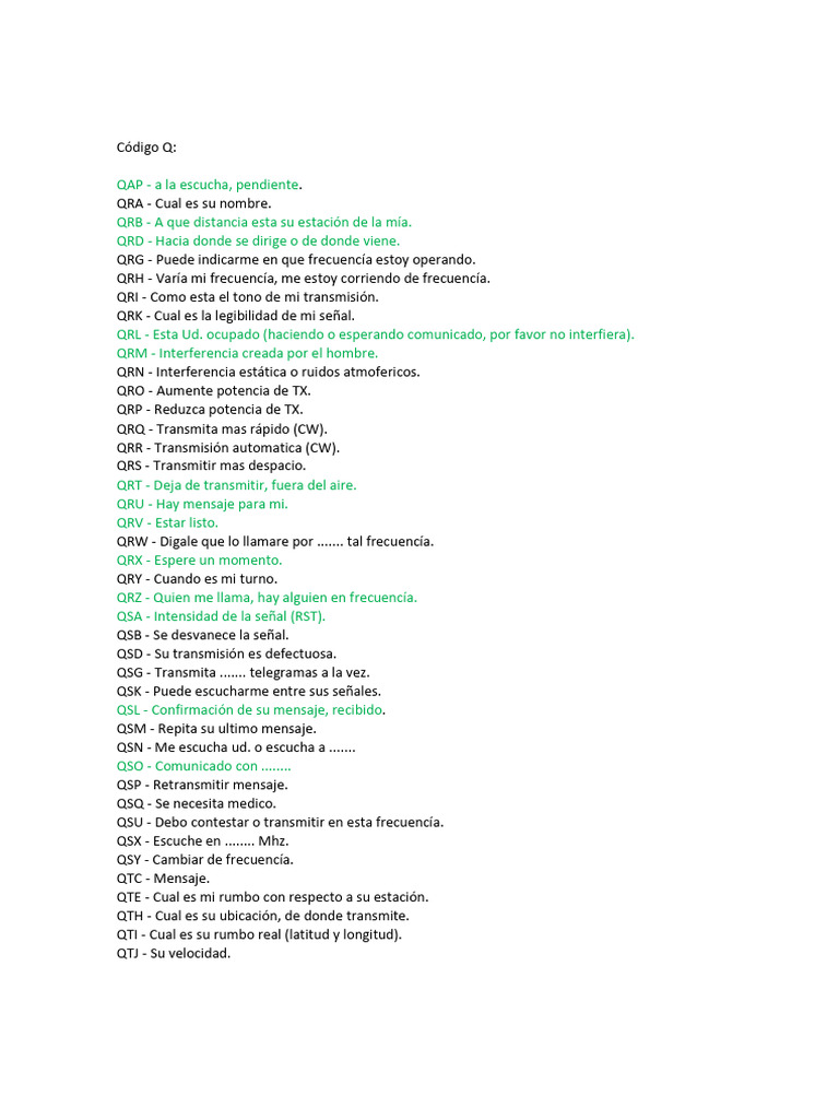 Codigo Q | PDF