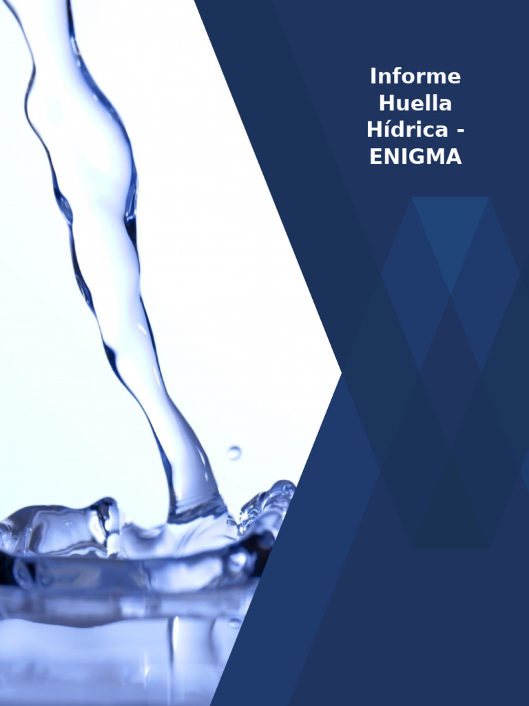 Huella Hídrica de FINDETER | PDF | Agua | Evaluación del ciclo de vida
