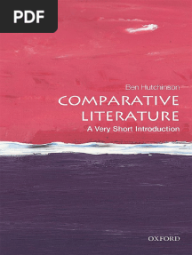 Comparative Literature - A Very Short Introduction - Ben Hutchinson - 2018 - Oxford University Press - 9780198807278 - Anna's Arc