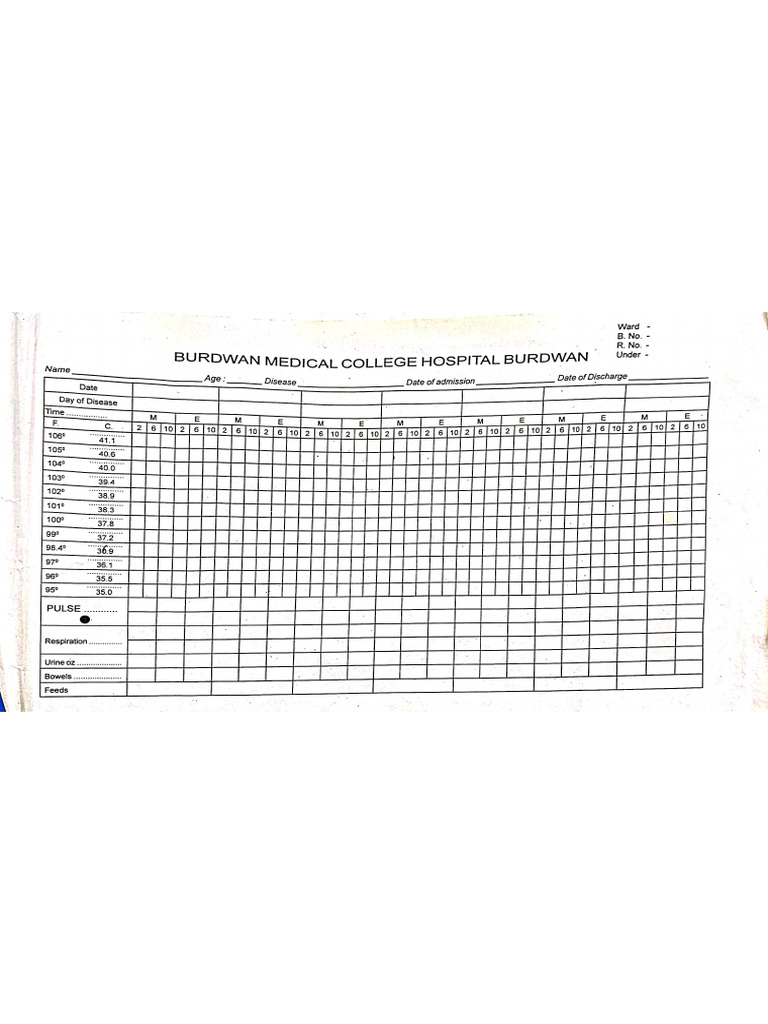 Temperature Chart | PDF