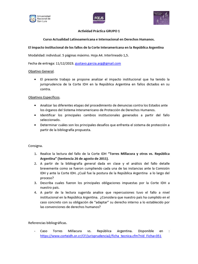 Impacto de la Corte IDH en Argentina | PDF | Derechos humanos | Gobierno