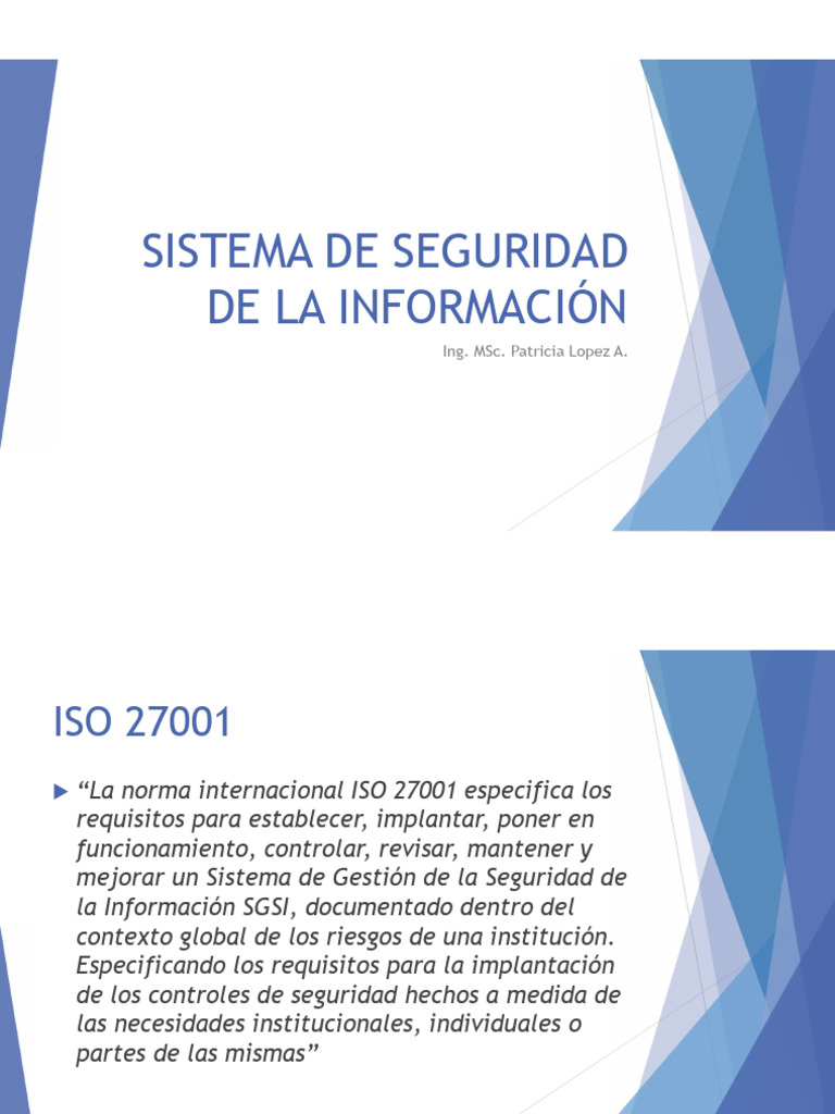 Controles Organizacionales en ISO 27002 | PDF | La seguridad ...