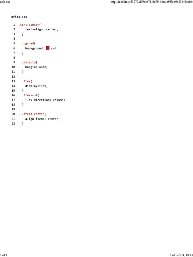 Util Css | PDF