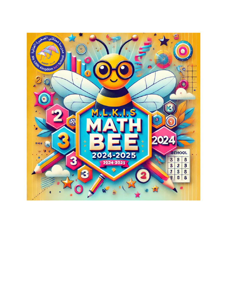 Math Bee Poster | PDF