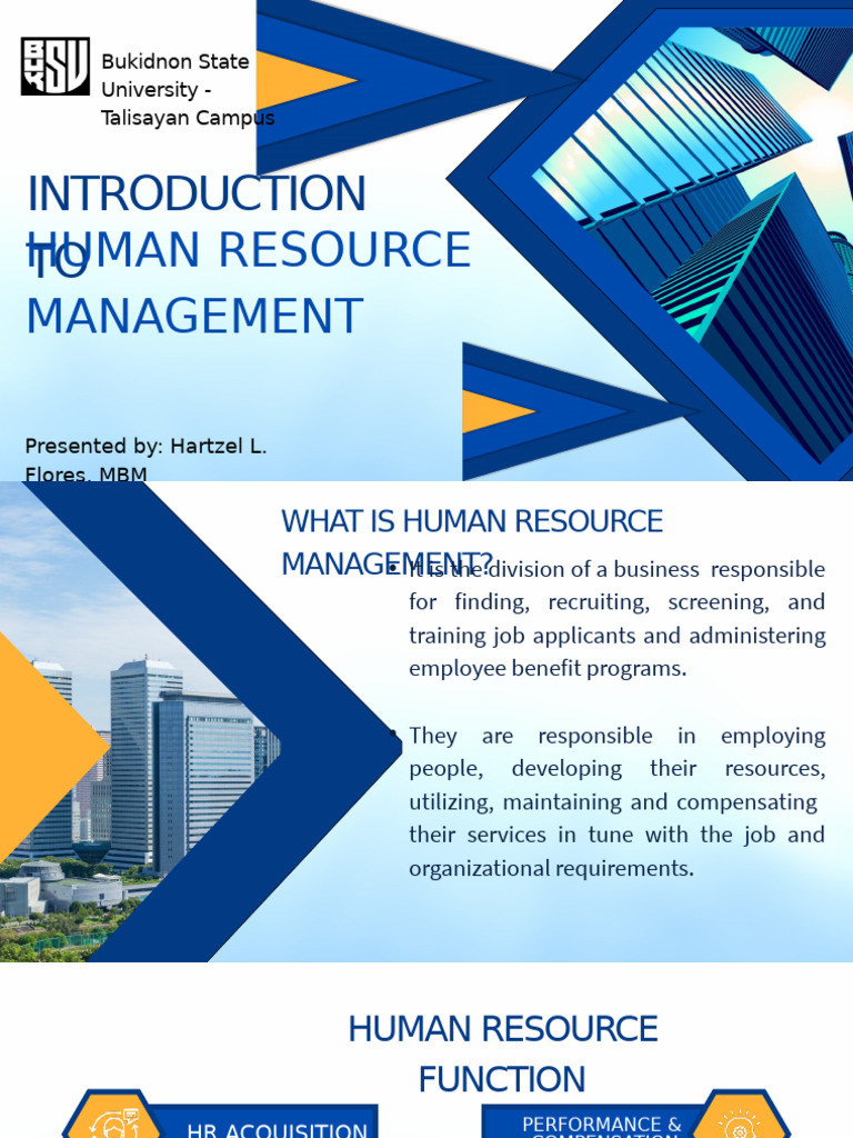 Topic 1 Understanding HRM | PDF | Human Resource Management | Employment