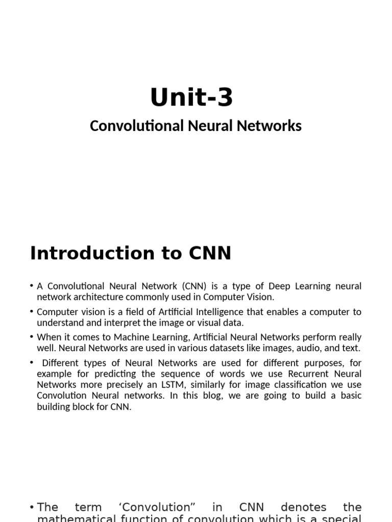 Understanding Convolutional Neural Networks | PDF | Artificial Neural ...