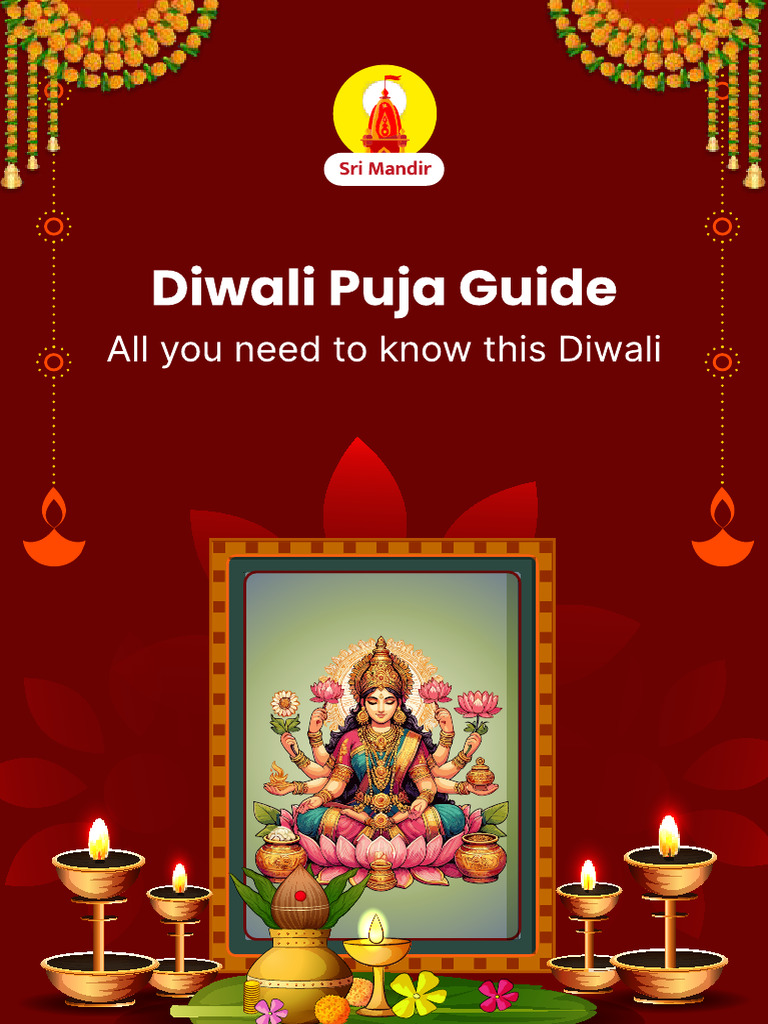 Diwali Puja Guide for Sri Mandir | PDF | Hindu Worship