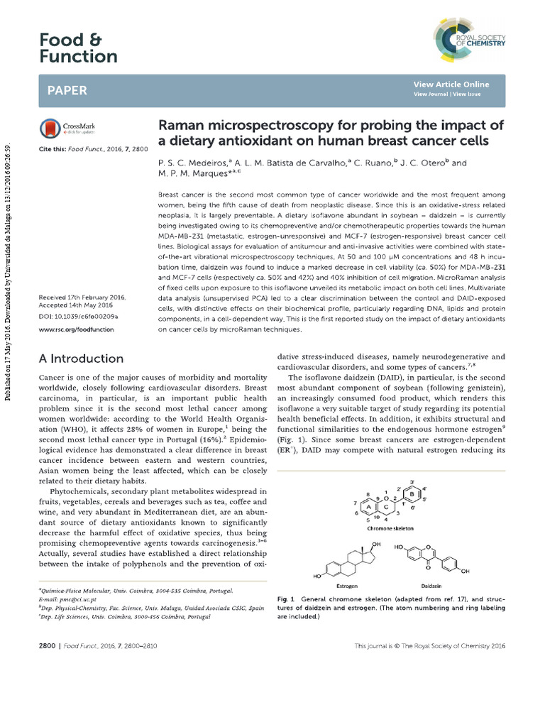Raman Microspectroscopy - 2016 | PDF