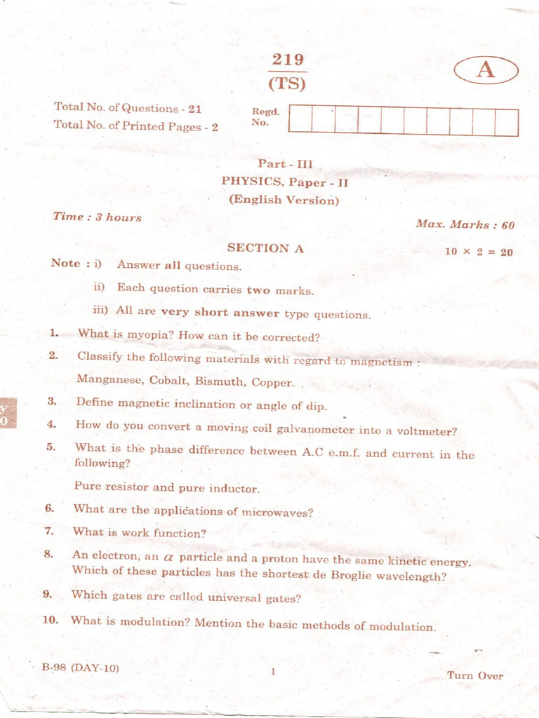 SR Physics EM | PDF