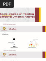 SDOF System Dynamics and Equations | PDF | Damping | Force