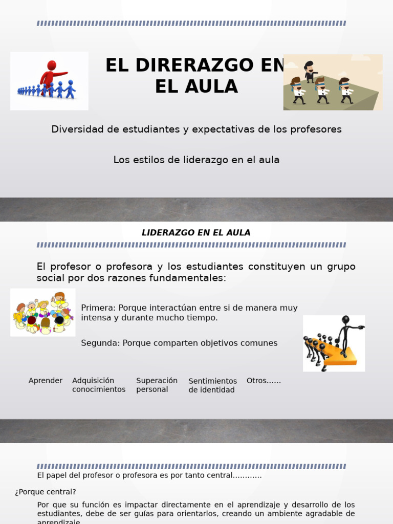 Liderazgo en El Aula | PDF | Salón de clases | Maestros