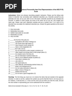 The Mini-IPIP (International Personality Item Pool Representation of ...