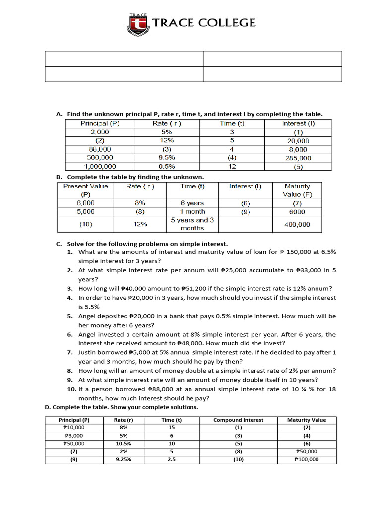 Mathematics of Simple and Compound Interest | PDF | Interest | Mortgages