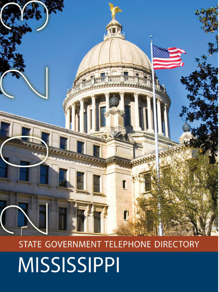 Mississippi State Government Directory 2023 | PDF | Jackson | 9 1 1