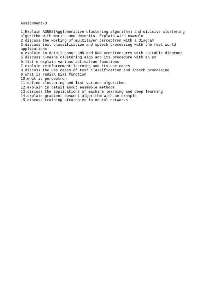 Assignment 3 | PDF