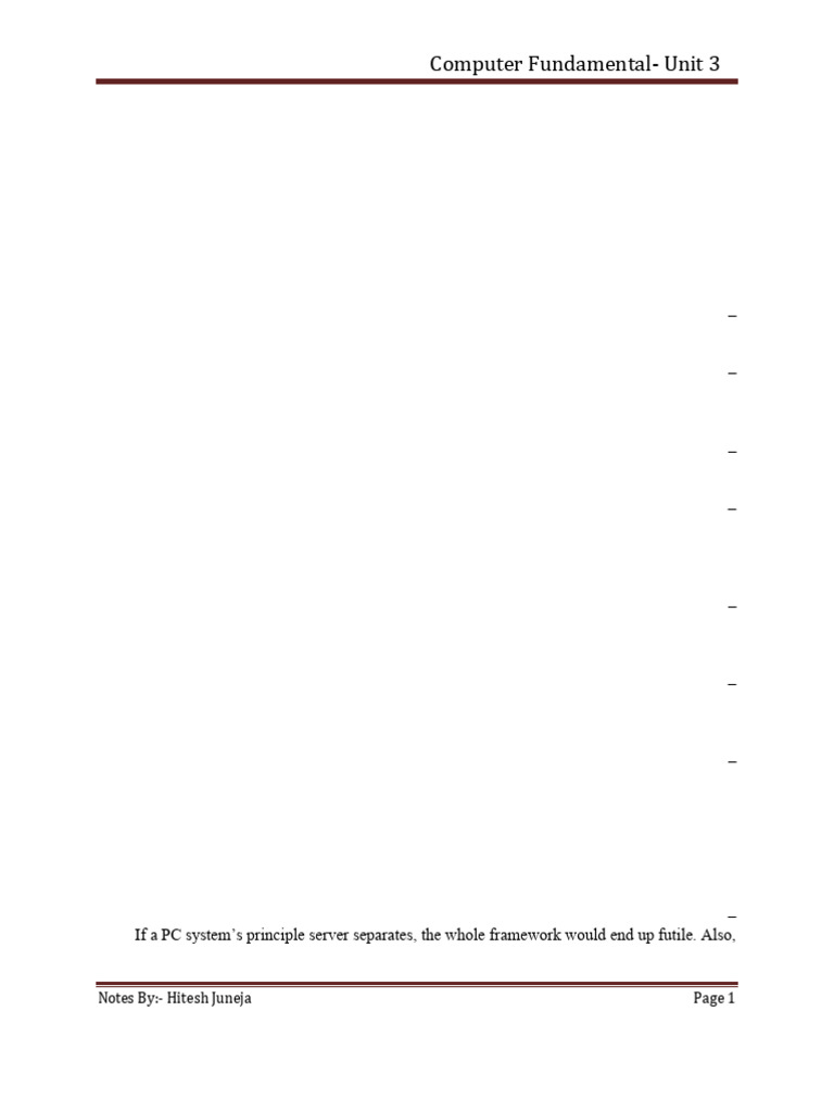 Unit 3 Computer Fundamental | PDF | World Wide Web | Internet & Web