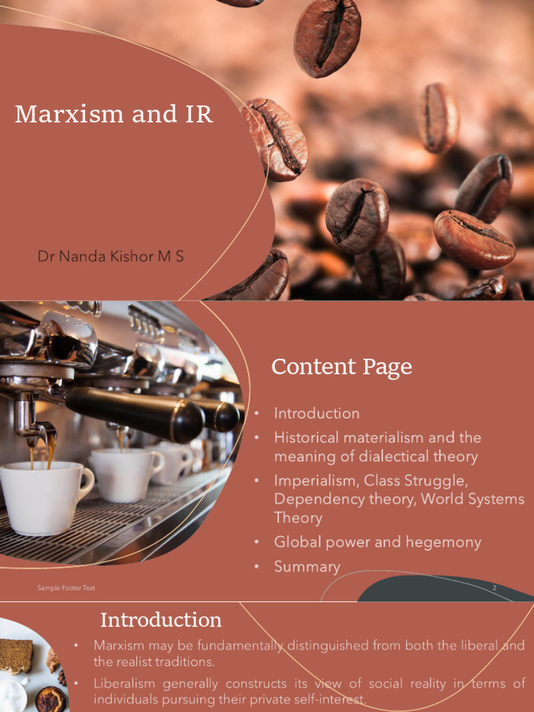 Marxism in International Relations | PDF
