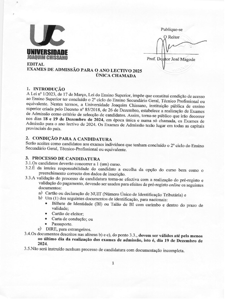 Edital UJC 2025 | PDF
