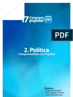 PONENCIA POLITICA PARTIDO POPULAR SEVILLA 2012 17 CONGRESO