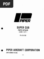 PA-18 150 SuperCub Parts Catalog Complete)