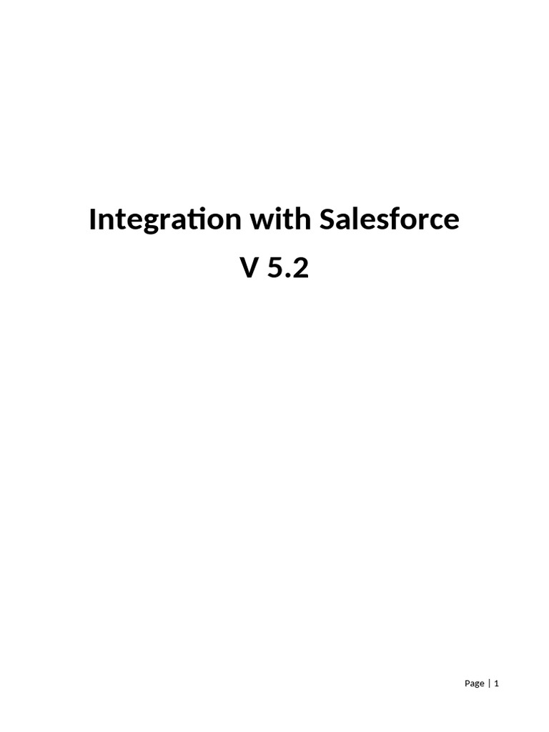 Salesforce API Integration Guide | PDF | Computing | Computer Programming