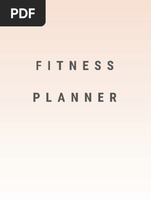 Digital Fitness Planner Mon Start Color 2