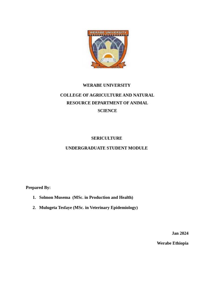 Sericulture Not | PDF | Silk | Pupa