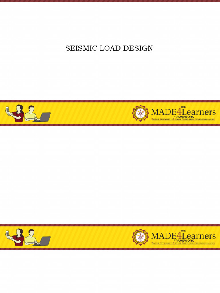 Seismic Load Design Guidelines | PDF | Seismology | Solid Mechanics