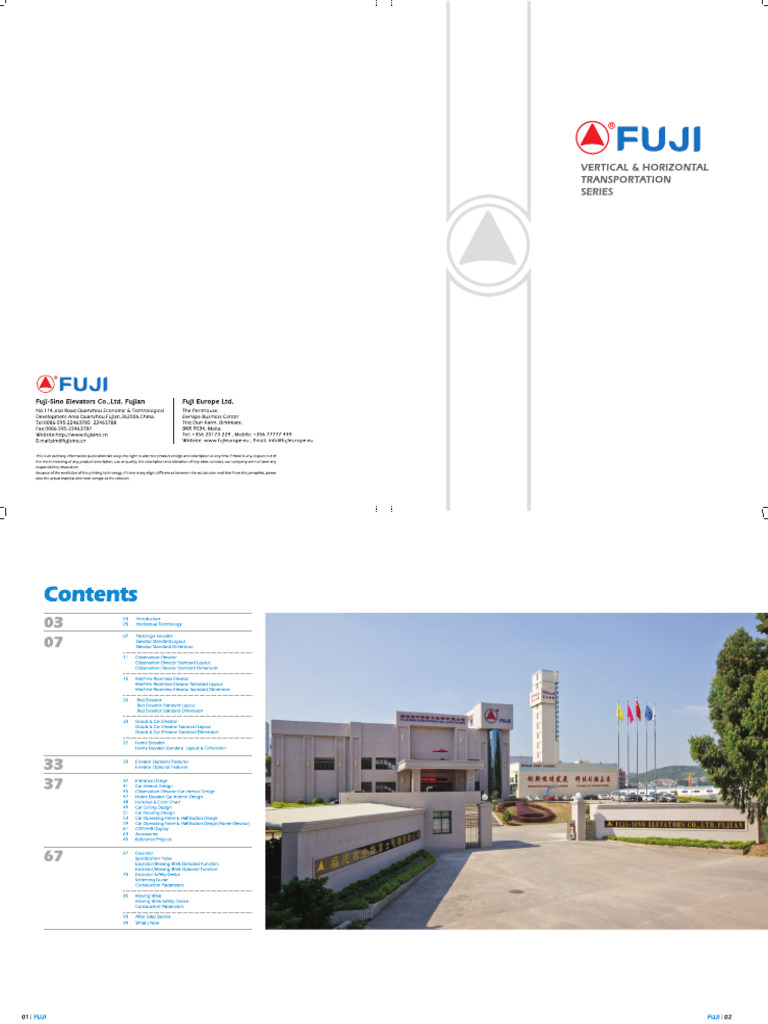 Fuji Elevators Pdf