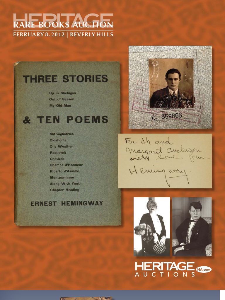 Heritage Auctions Rare Books Auction 6064 Beverly Hills California