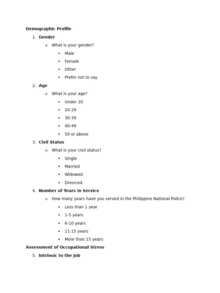 Survey tool pdf stress biology stress management