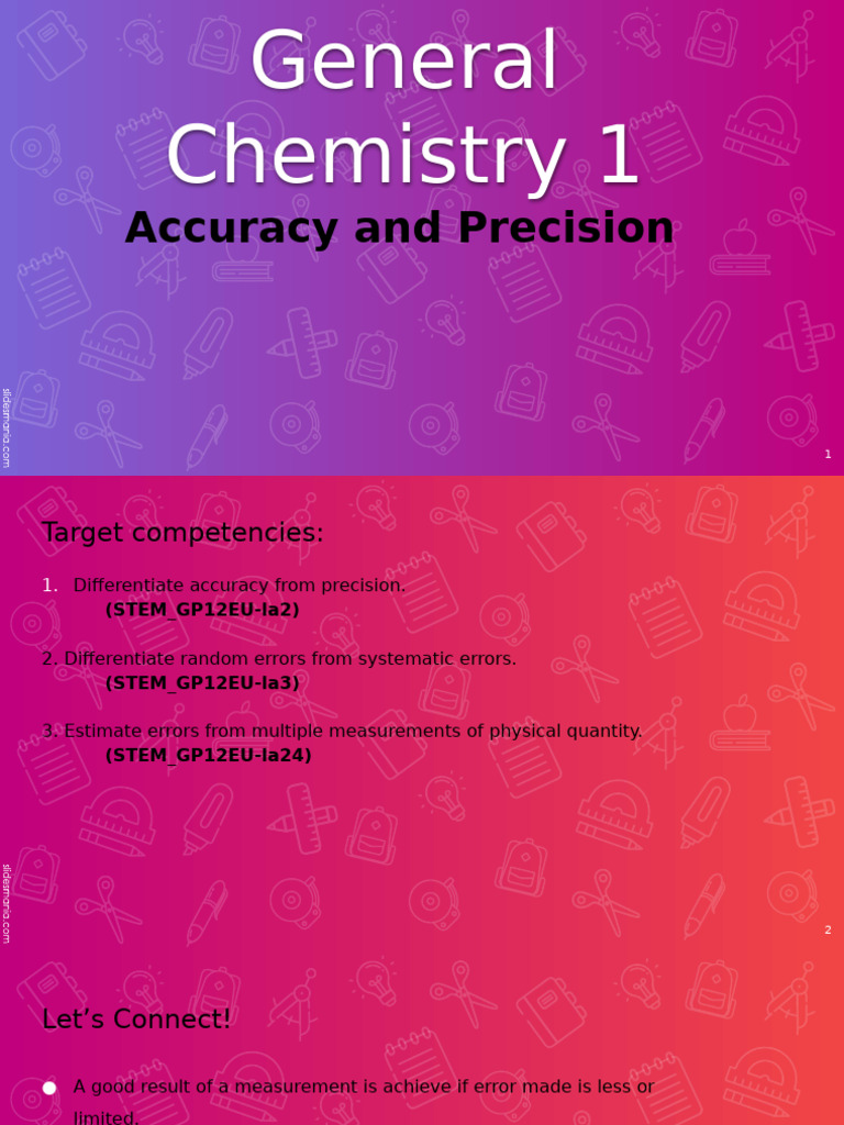 Accuracy vs Precision in Measurements | PDF | Accuracy And Precision ...