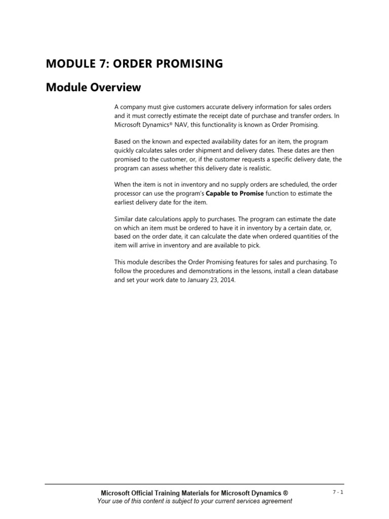 80440a Nav2013 Enus TR 07 | PDF | Warehouse | Inventory