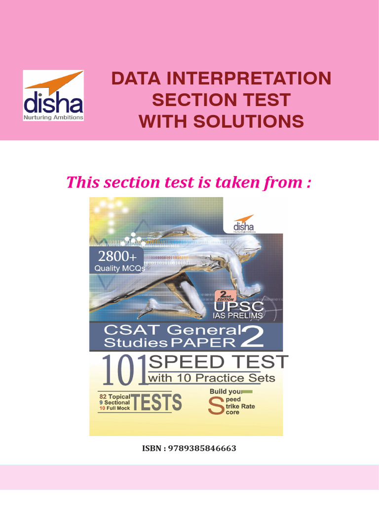 Data Interpretation Test with Solutions | PDF | Subsidy | Literacy