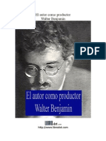 Benjamin Walter - El Autor Como Productor