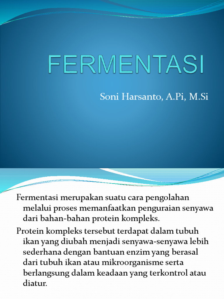 Fermentasi | PDF