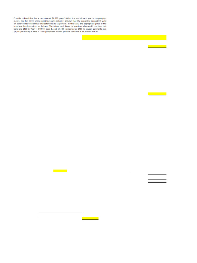 Bond Valuation - Computation | PDF | Bonds (Finance) | Interest